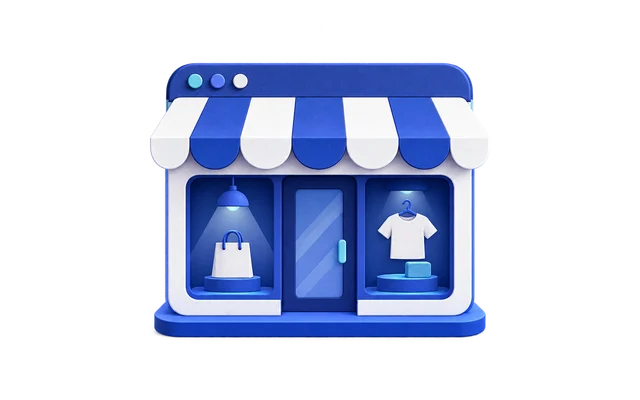 跨境电商店铺环境示意图